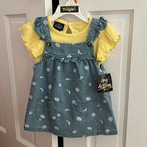 Baby outfit - dress with short sleeve top with tags